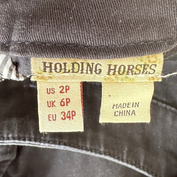 Anthropologie Holding Horses Clara Denim Front Tie Mini Dress - Picture 5 of 5